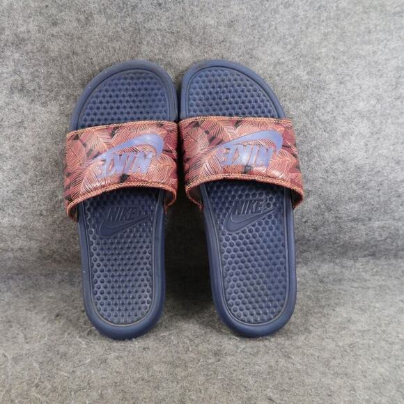 Nike Shoes Mens 7 Sandals Slides Benassi Slip On Casual Active Recovery Comfort - Picture 6 of 13